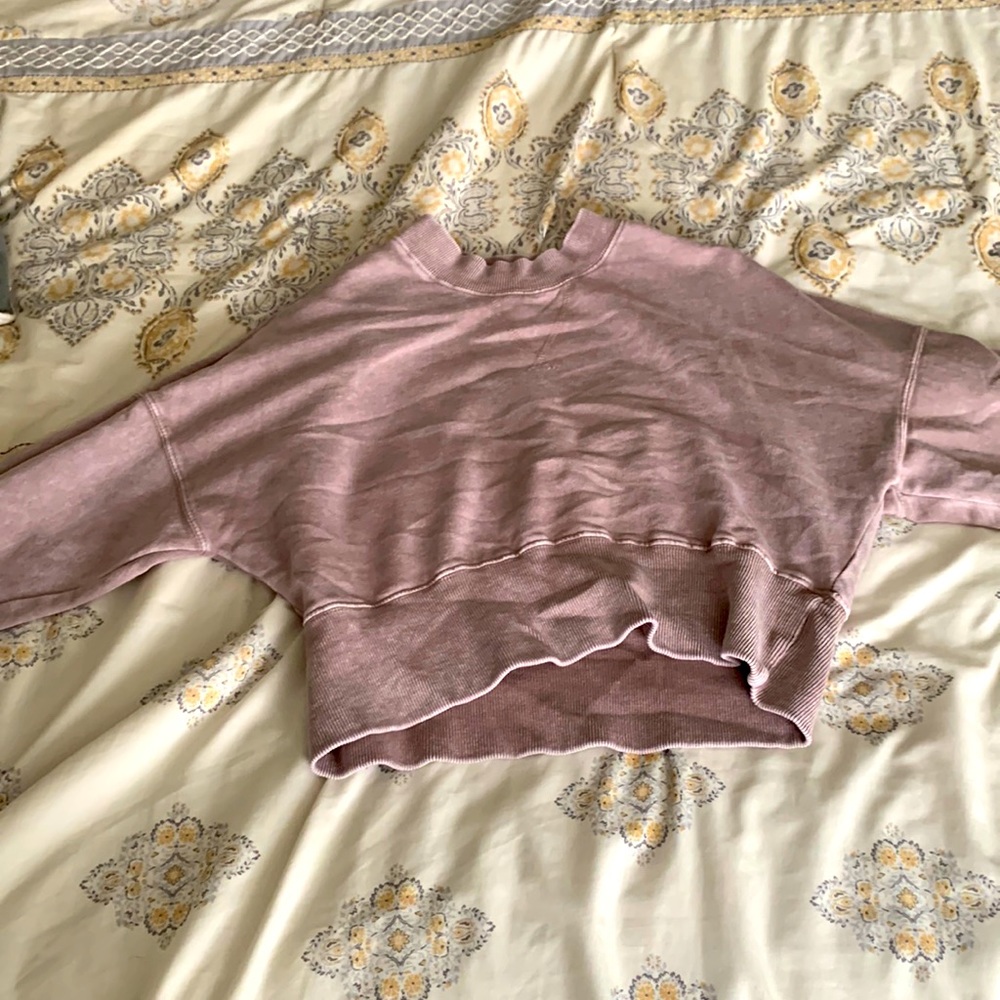 Womens purple sweatshirt